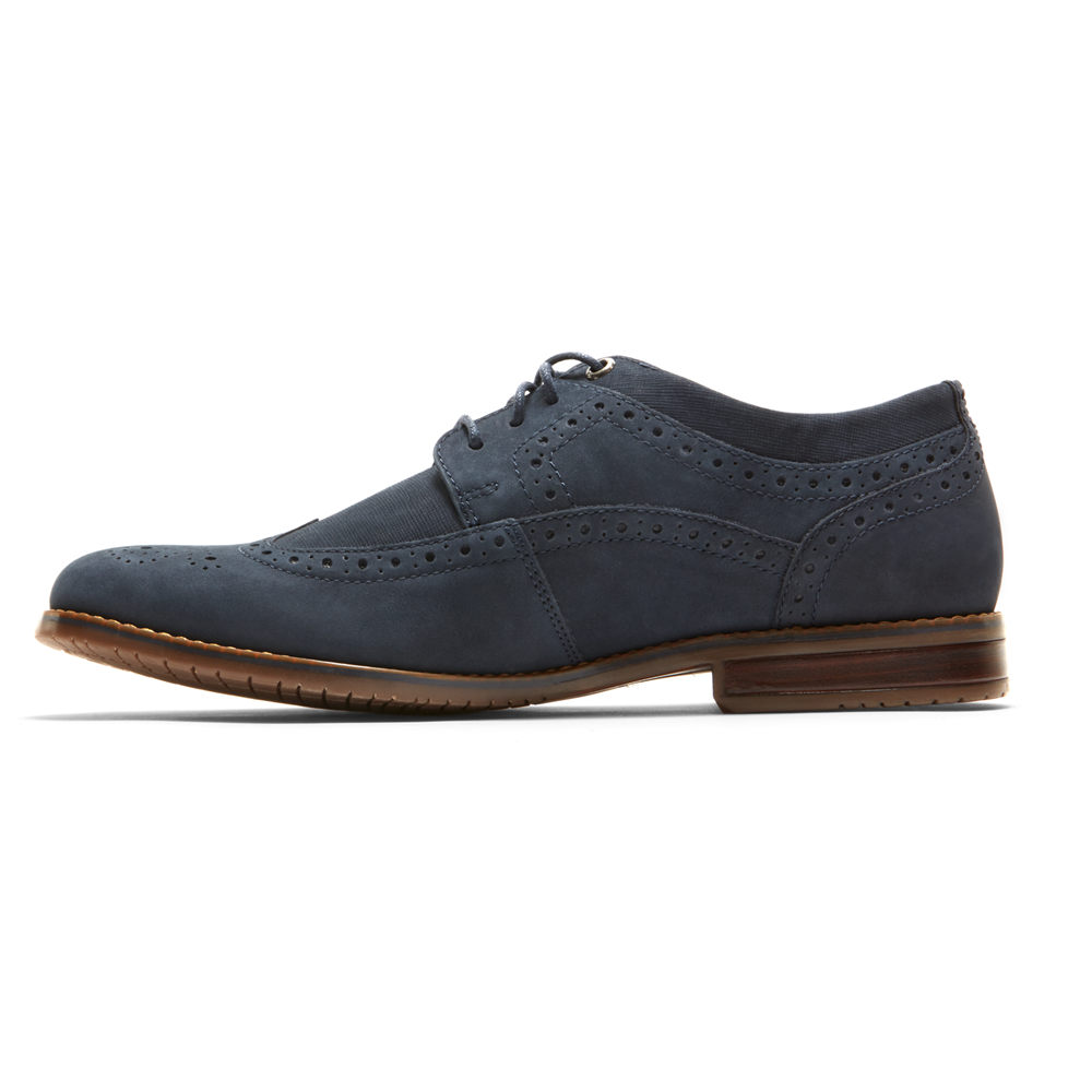 Rockport Oxfords Herre Marineblå - Style Purpose 3 Wingtip - LVFD76392